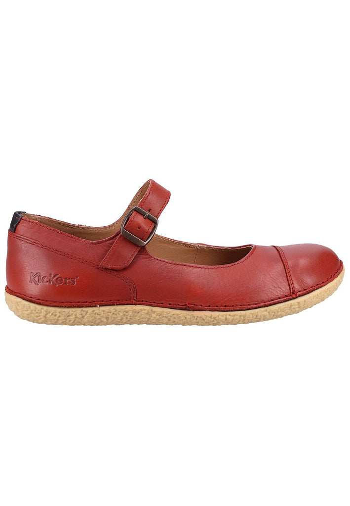 Kickers Ballerinas Leder Rot