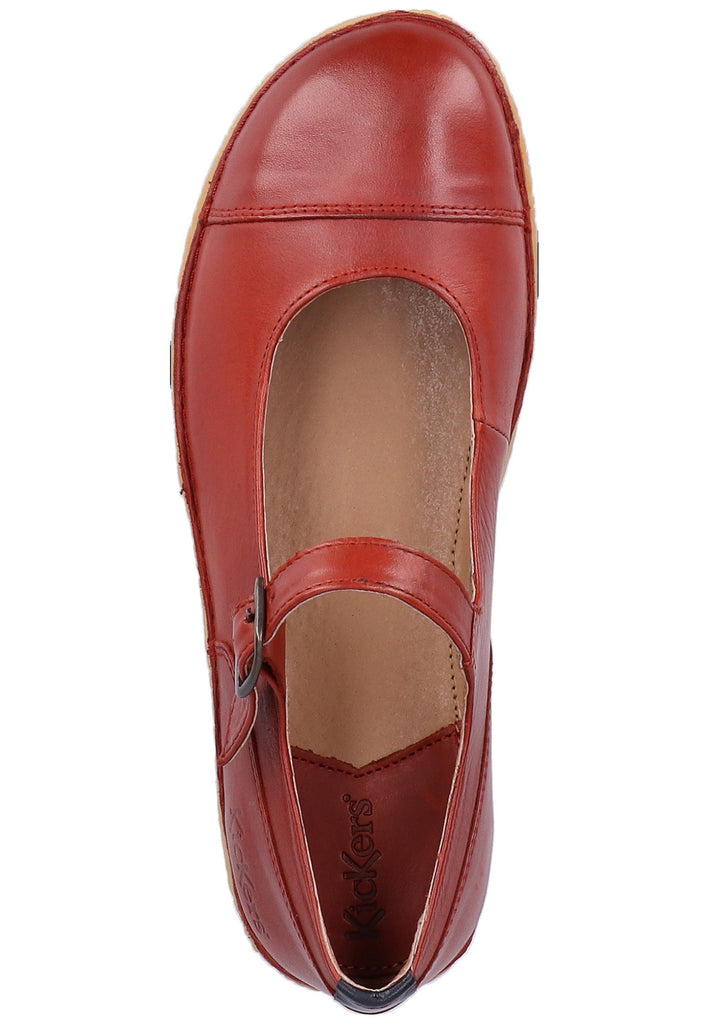 Kickers Ballerinas Leder Rot