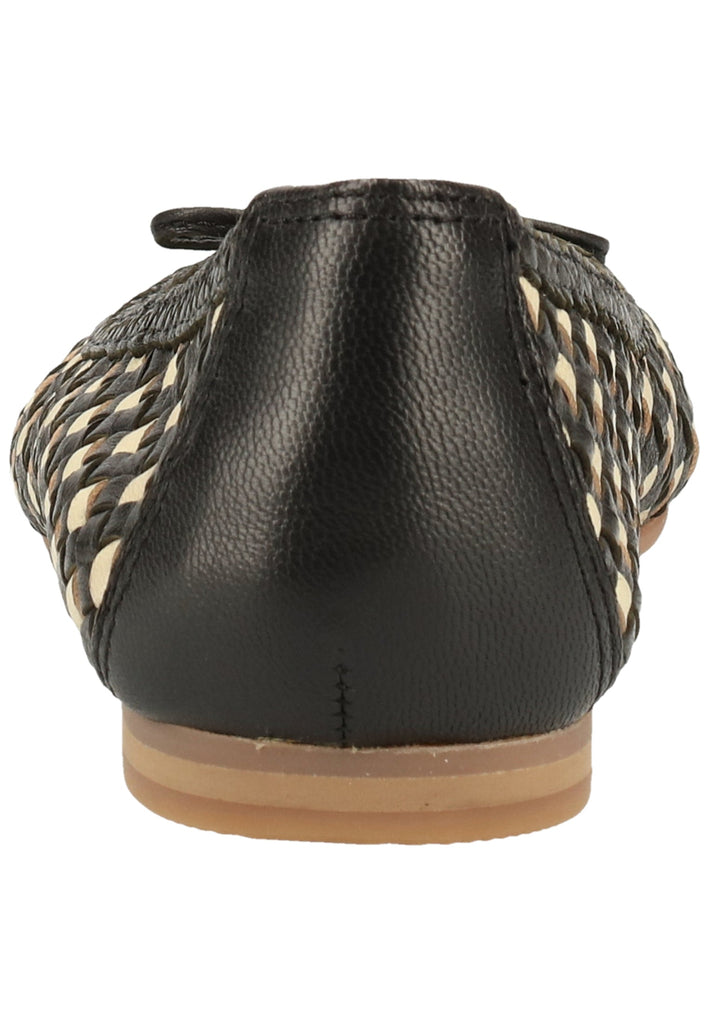 Kickers Ballerinas Leder Schwarz/Weiß