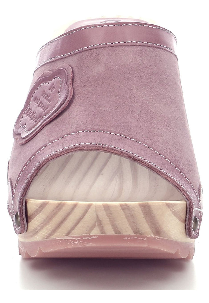 Kickers Clogs Leder Violett