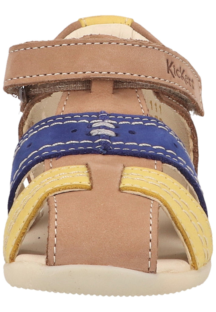 Kickers Halbschuhe Leder Beige/Gelb