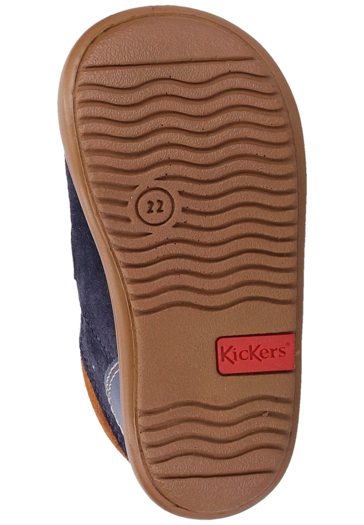 Kickers Halbschuhe Leder Blau