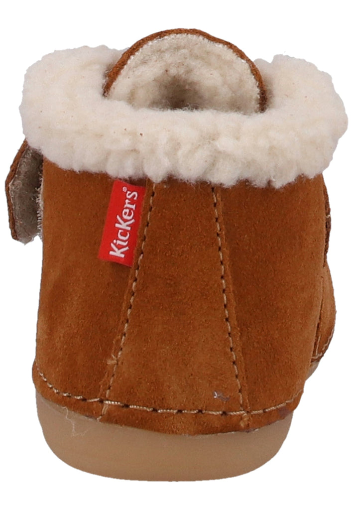 Kickers Halbschuhe Leder Braun Warmfutter