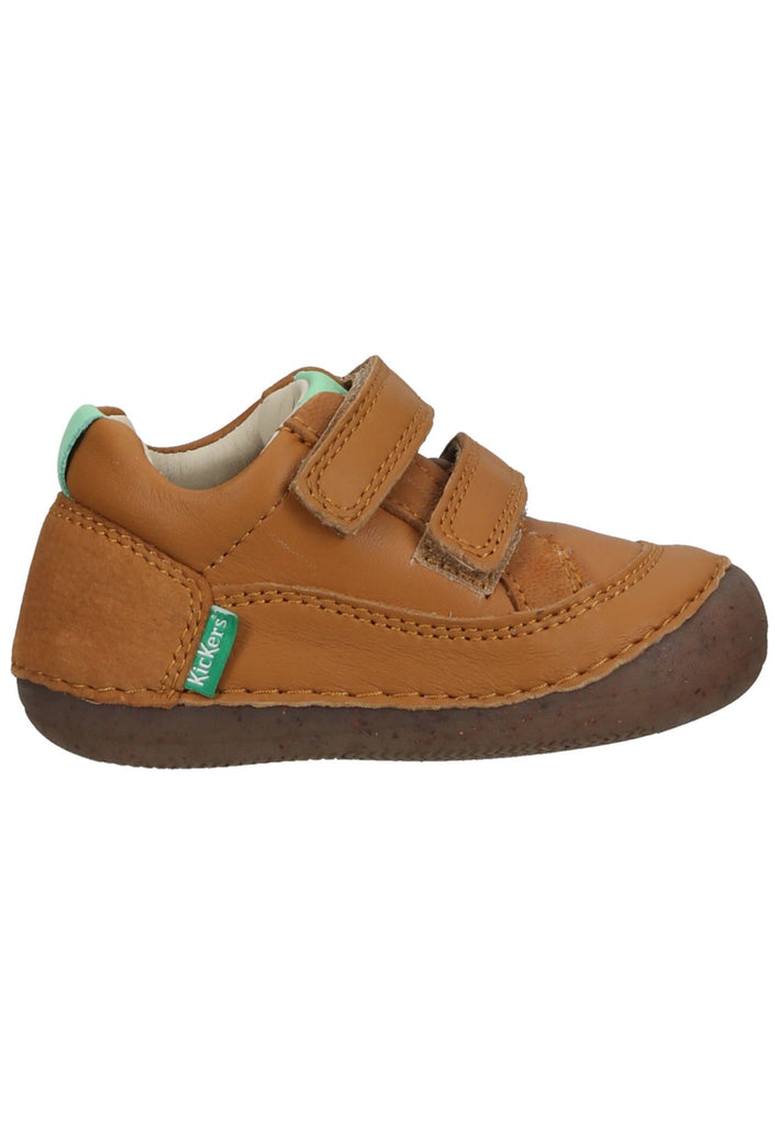 Kickers Halbschuhe Leder Camel