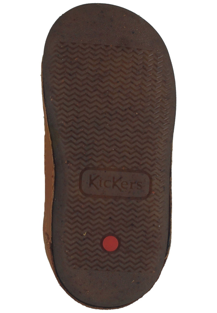 Kickers Halbschuhe Leder Camel