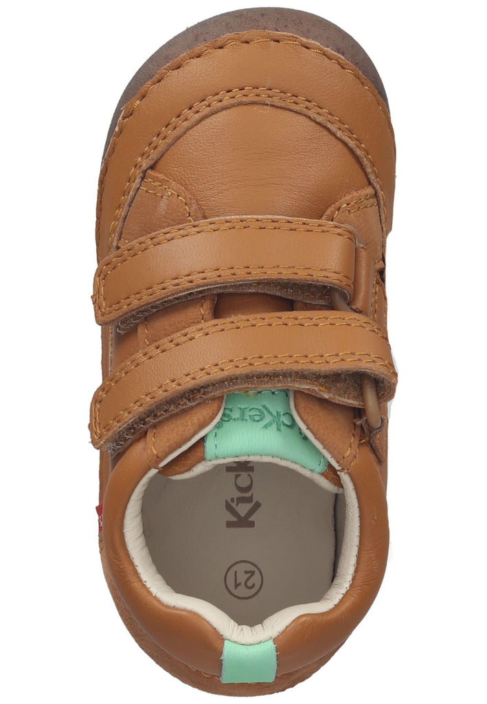 Kickers Halbschuhe Leder Camel
