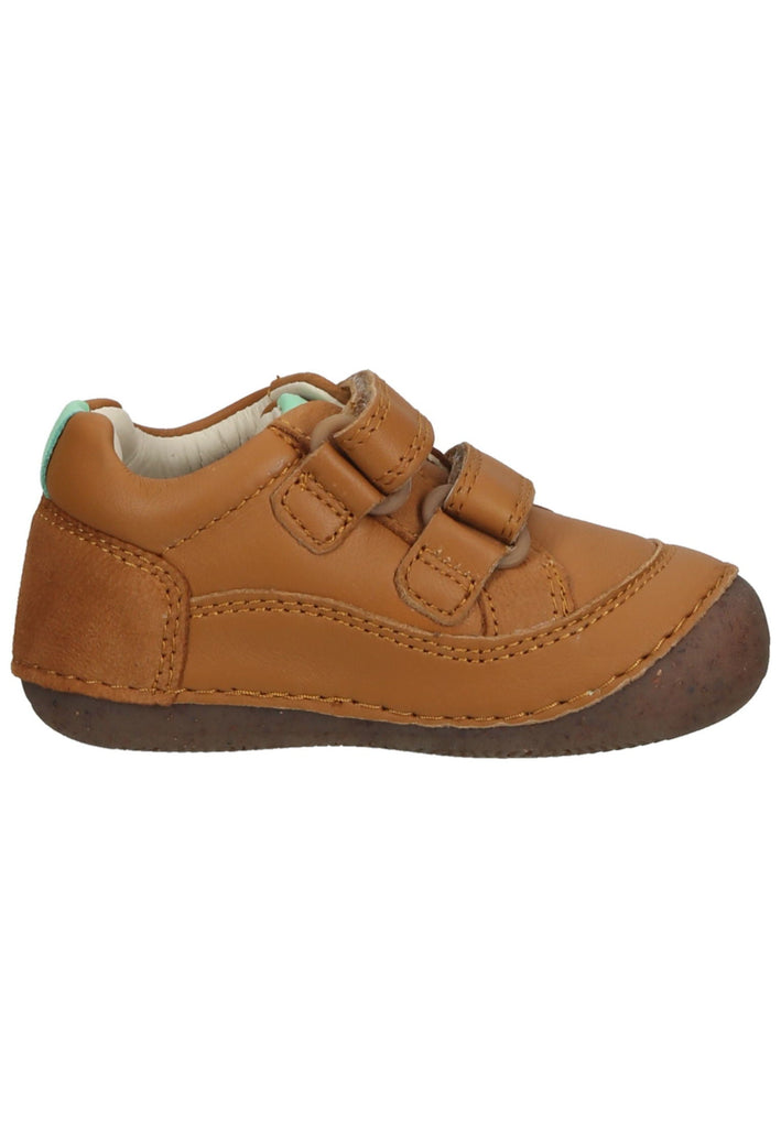 Kickers Halbschuhe Leder Camel