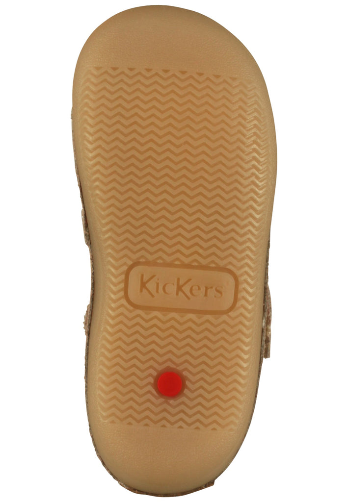 Kickers Halbschuhe Leder Champagne Warmfutter