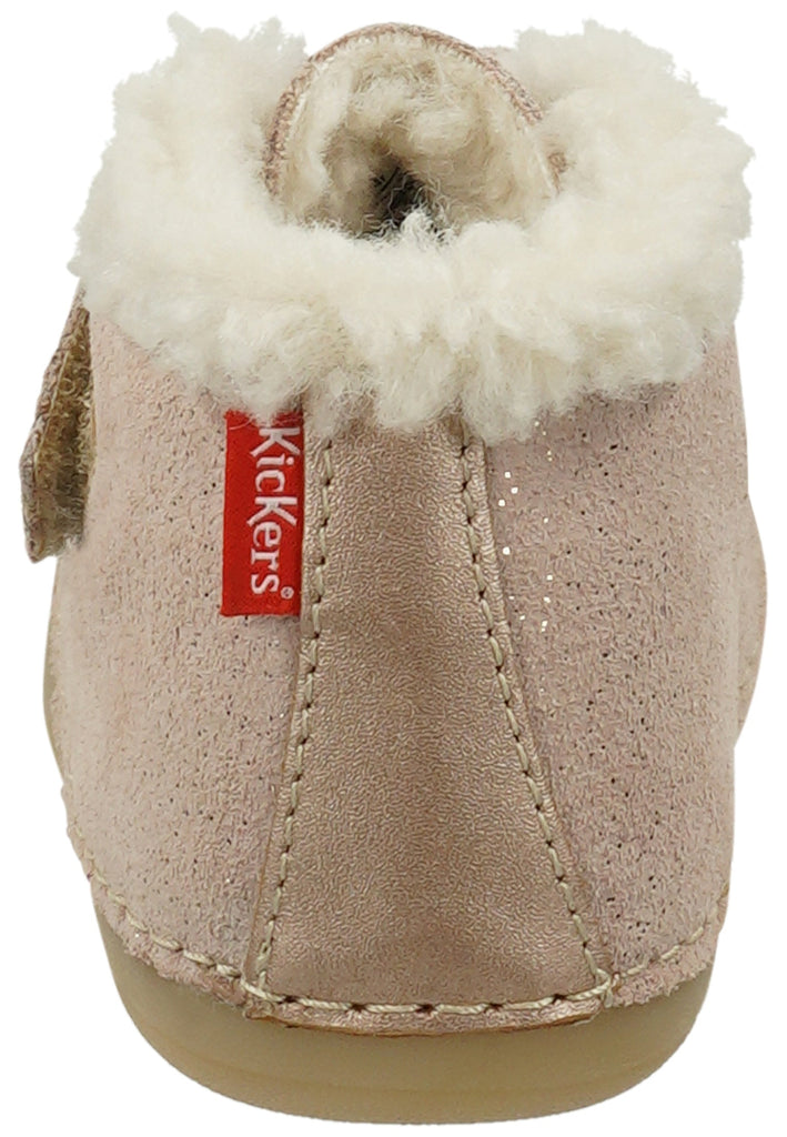 Kickers Halbschuhe Leder Champagne Warmfutter