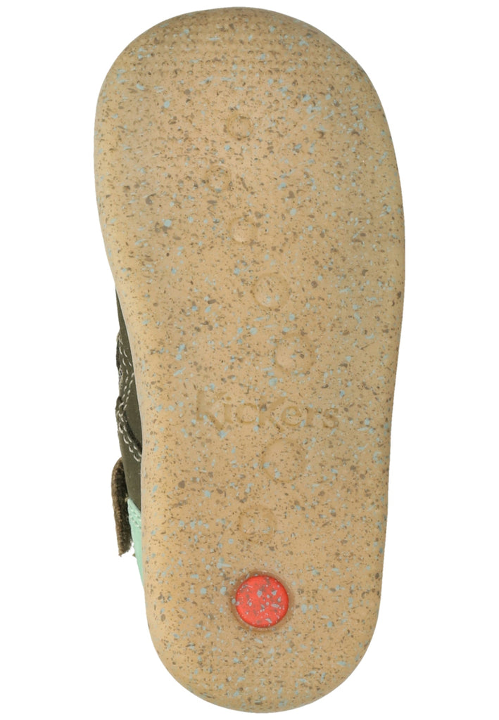 Kickers Halbschuhe Leder Khaki