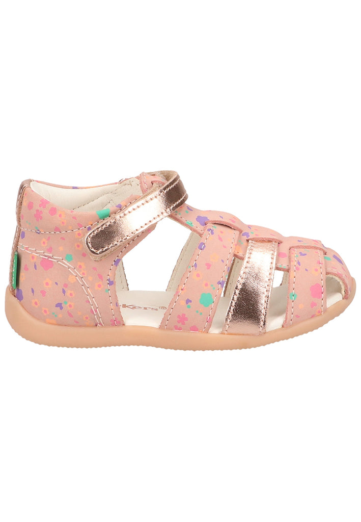 Kickers Halbschuhe Leder Rose Metallic