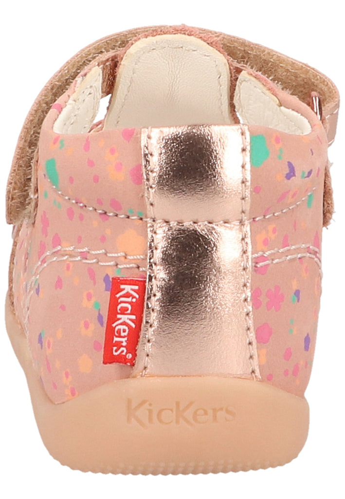 Kickers Halbschuhe Leder Rose Metallic