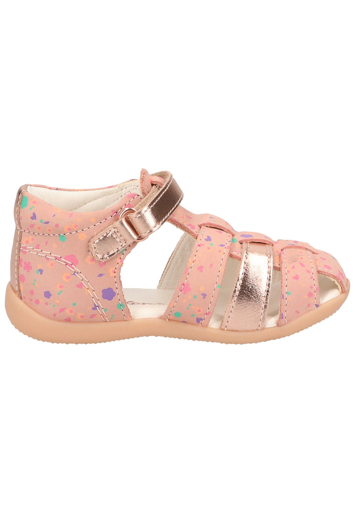 Kickers Halbschuhe Leder Rose Metallic