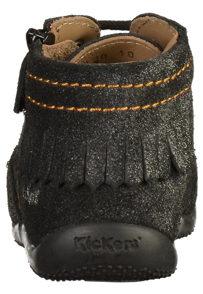 Kickers Halbschuhe Leder Schwarz