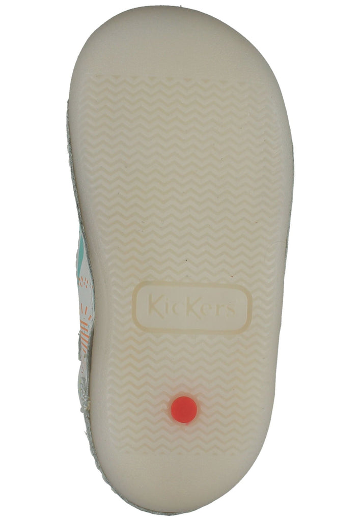 Kickers Halbschuhe Leder Weiß