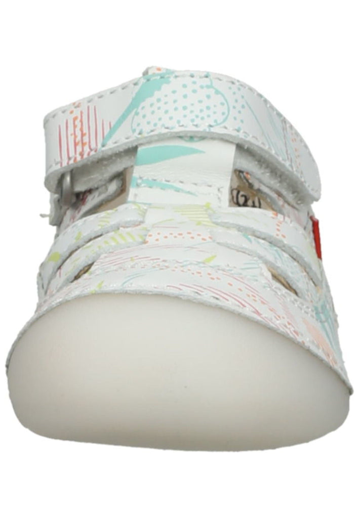 Kickers Halbschuhe Leder Weiß