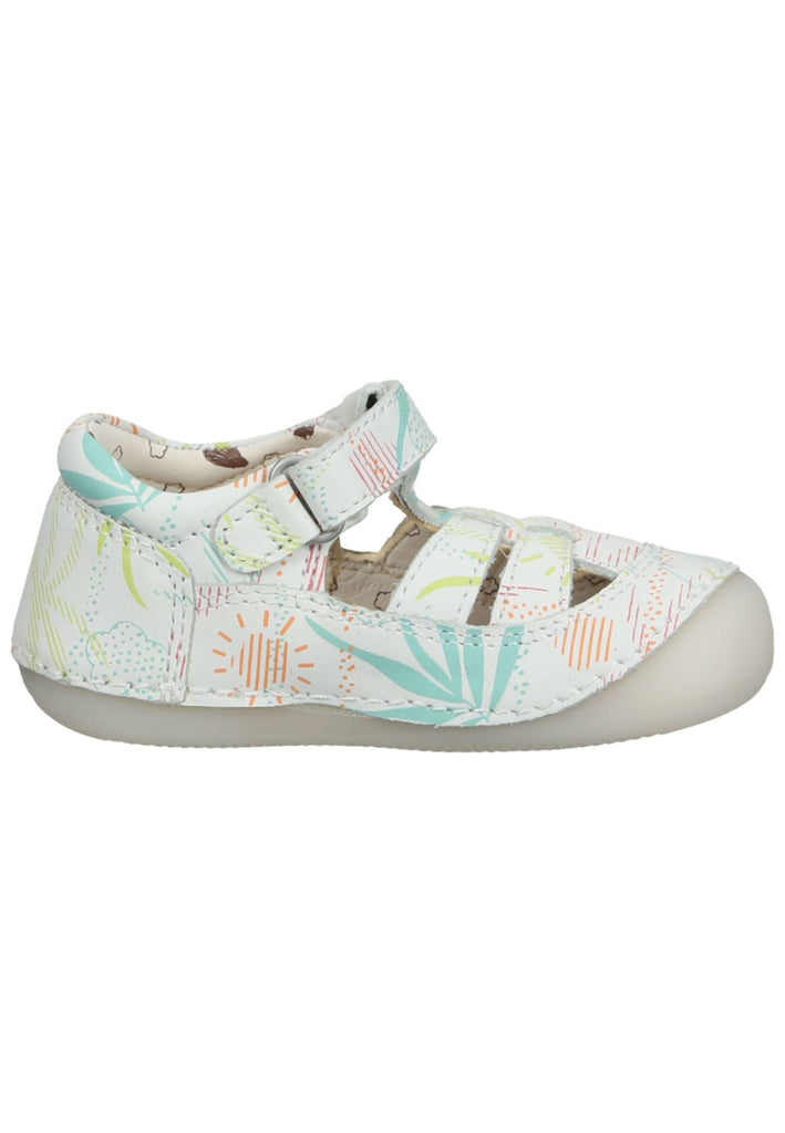 Kickers Halbschuhe Leder Weiß