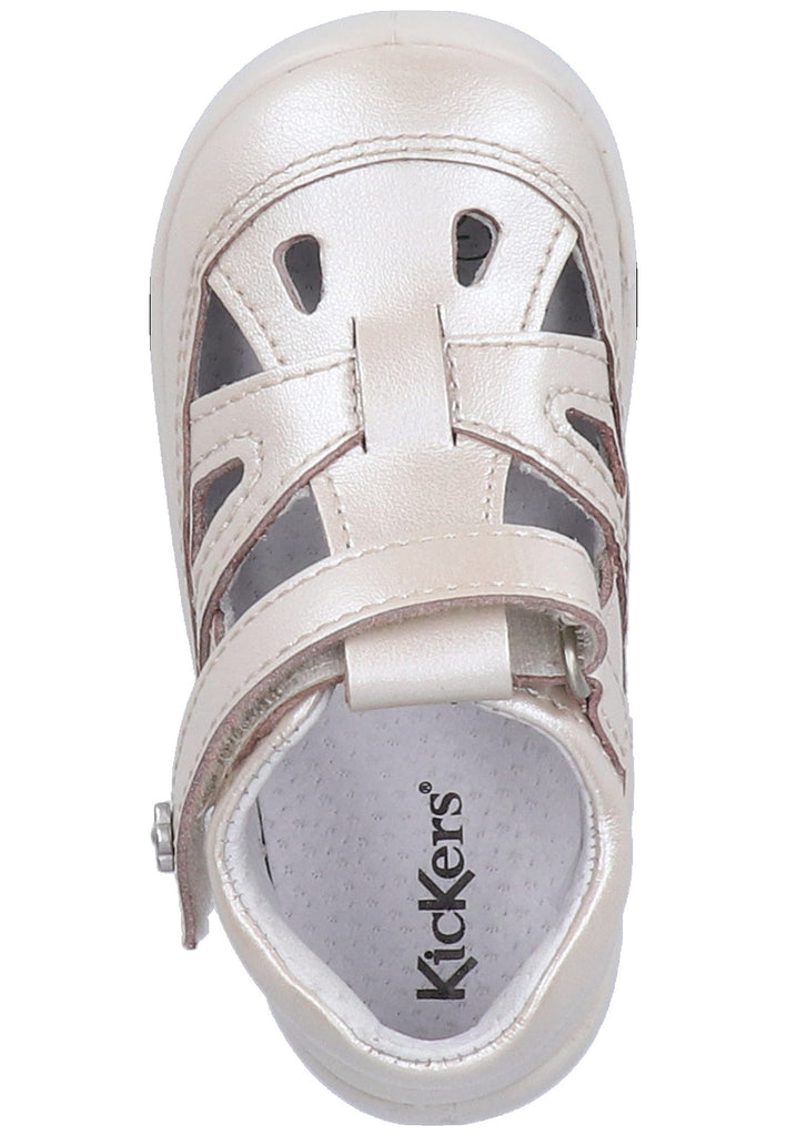 Kickers Halbschuhe Leder Weiß