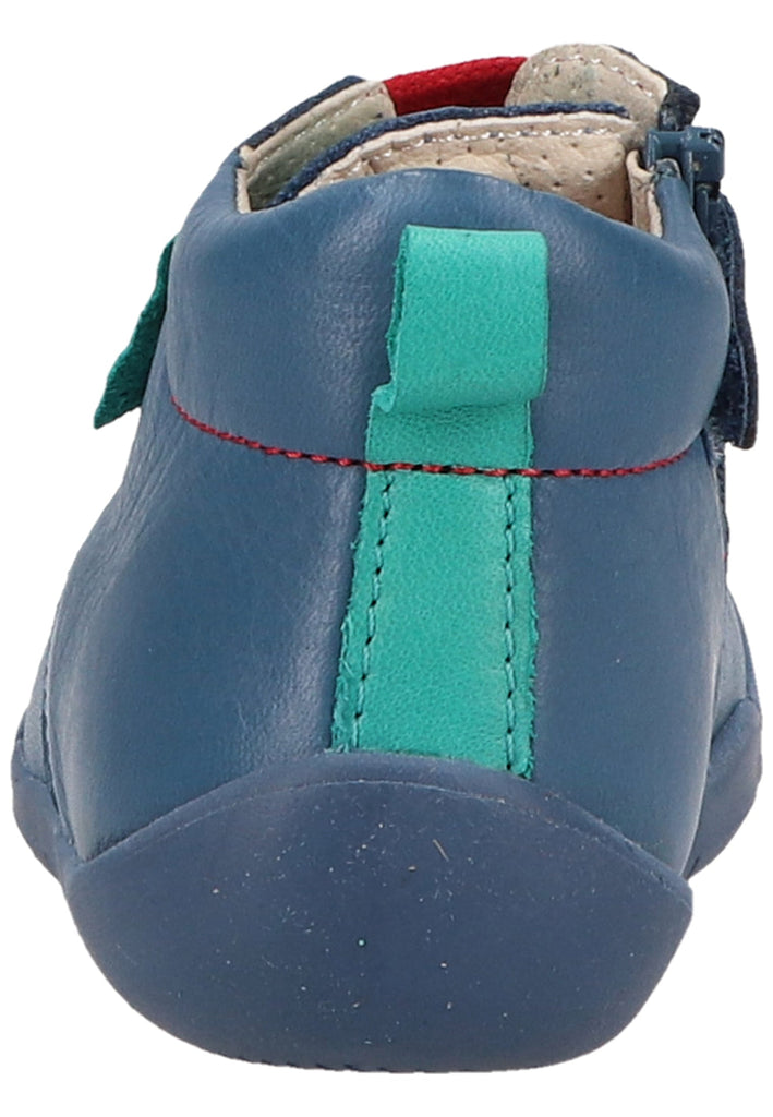 Kickers Halbschuhe Nappaleder Blau/Grün