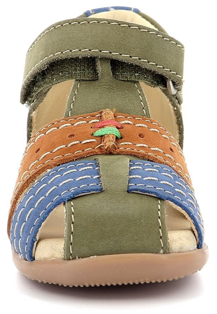 Kickers Halbschuhe Nubukleder Khaki