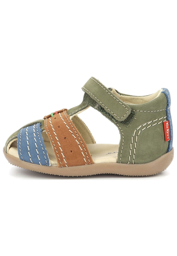 Kickers Halbschuhe Nubukleder Khaki