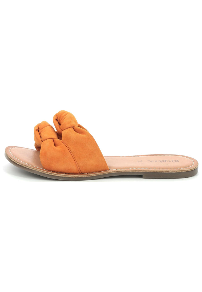Pantoletten Kickers Pantoletten Veloursleder Orange