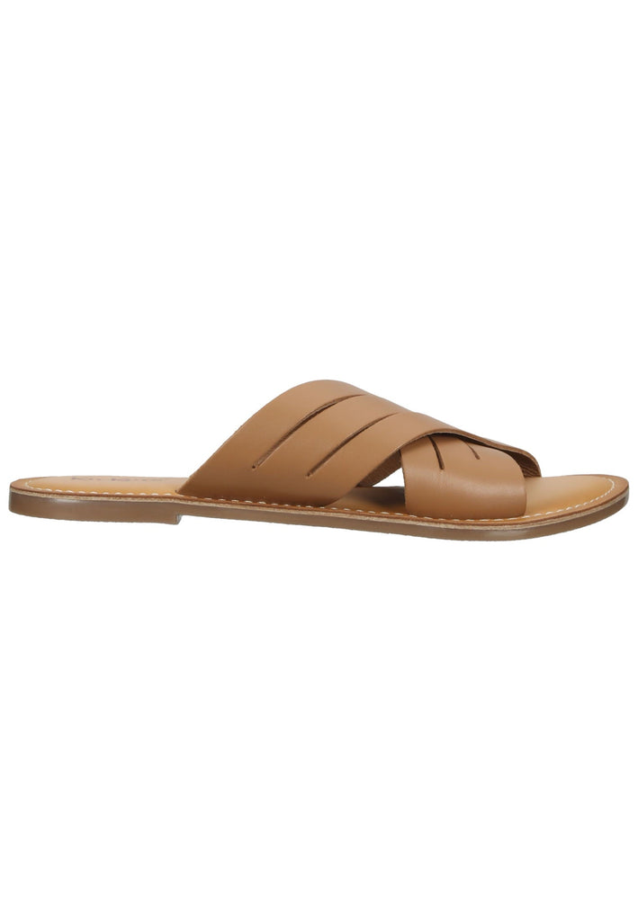 Kickers Pantoletten Leder Camel