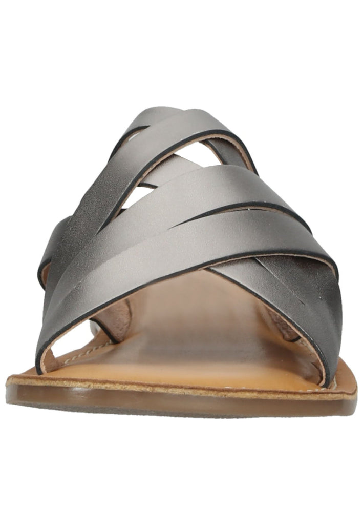 Kickers Pantoletten Leder Grau