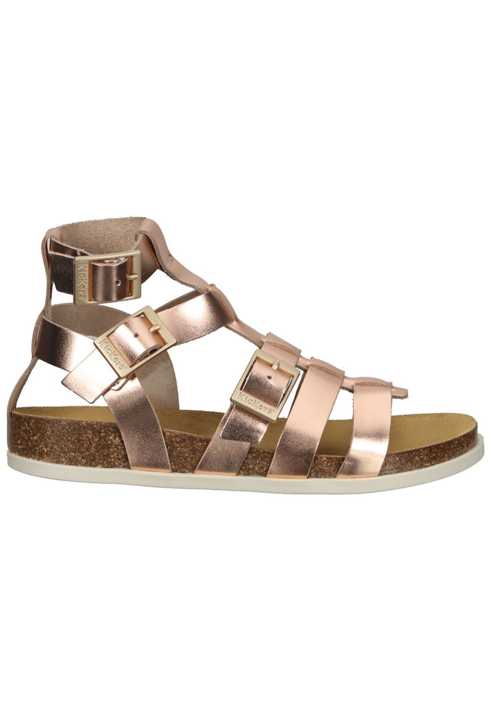 Kickers Pantoletten Leder Rose