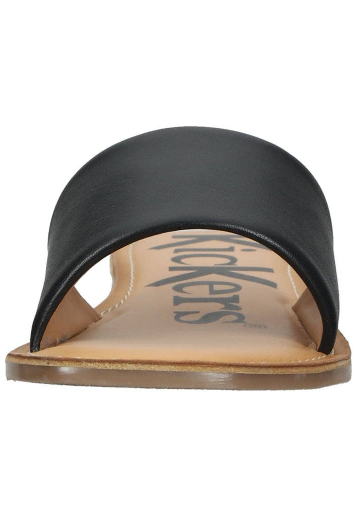 Kickers Pantoletten Leder Schwarz