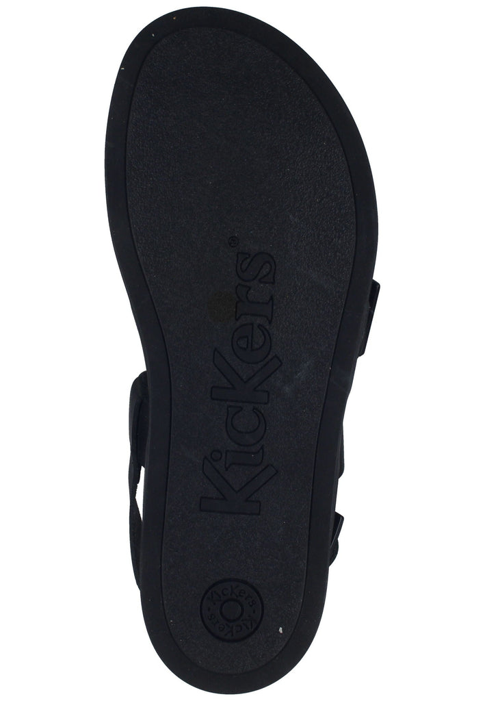 Kickers Pantoletten Leder Schwarz