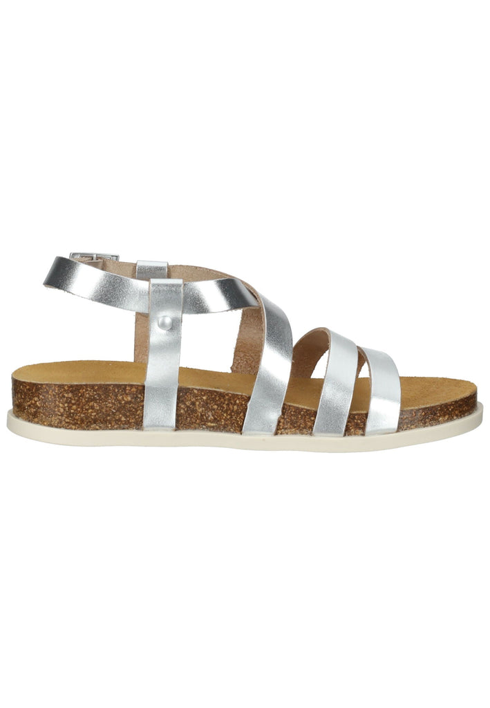 Kickers Pantoletten Leder Silber