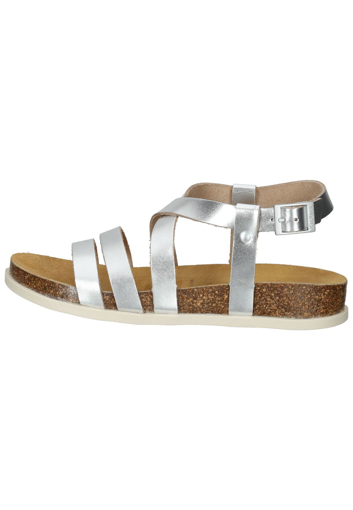 Kickers Pantoletten Leder Silber