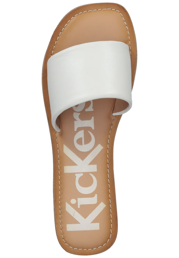 Kickers Pantoletten Leder Weiß