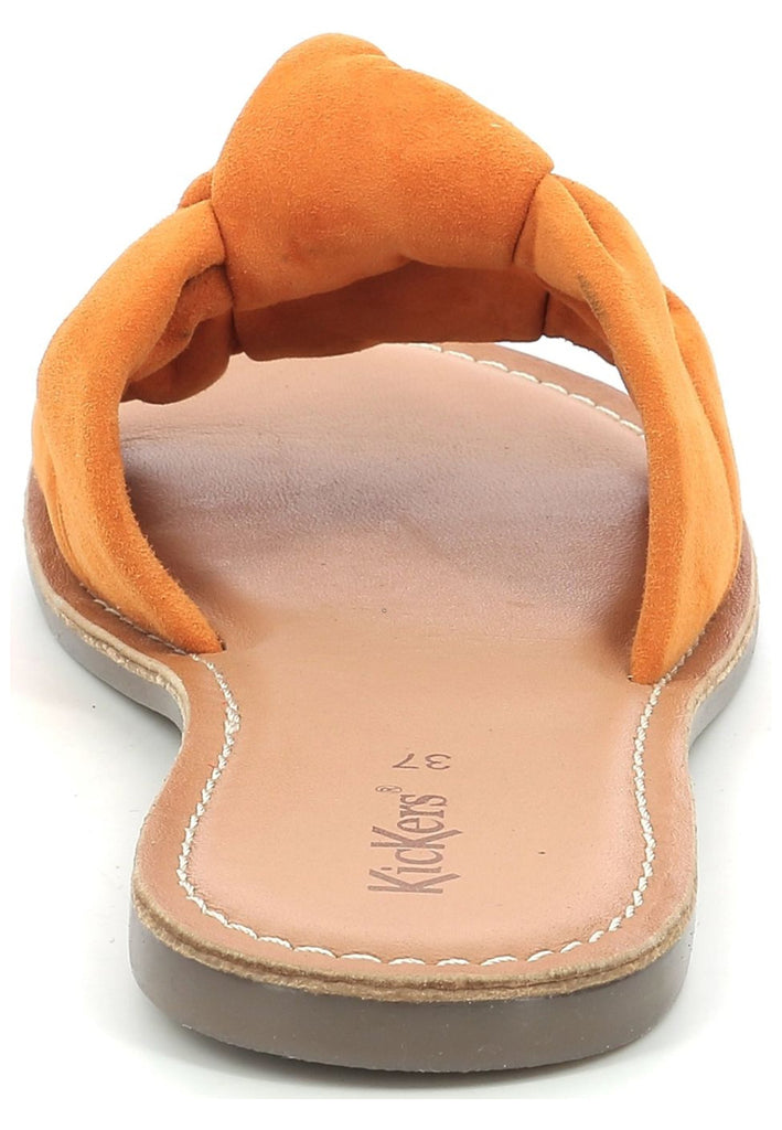 Kickers Pantoletten Veloursleder Orange