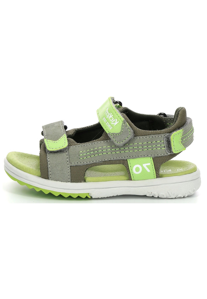 Sandalen Kickers Sandalen Leder Khaki/Gruen