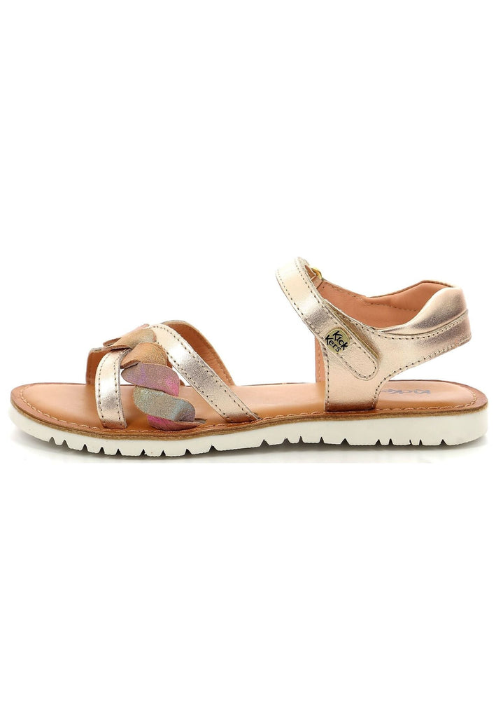Sandalen Kickers Sandalen Leder Rosegold