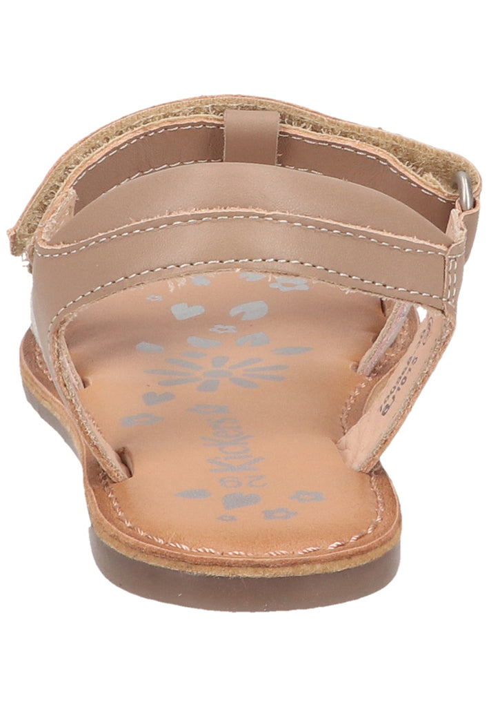 Kickers Sandalen Leder Beige/Blau