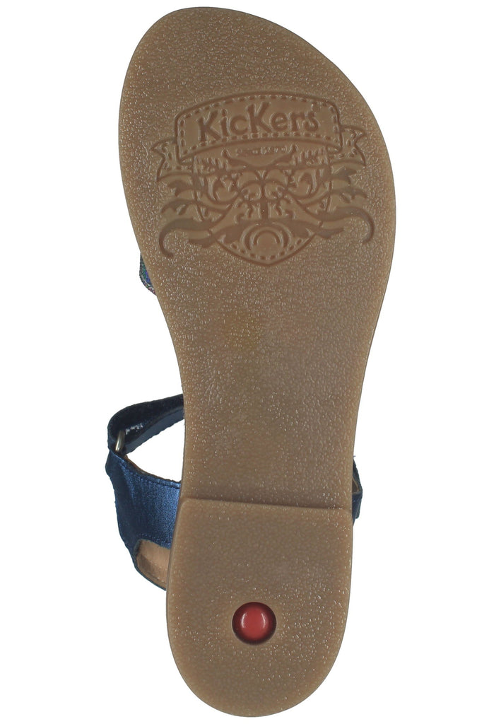 Kickers Sandalen Leder Blau