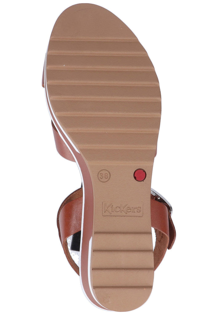 Kickers Sandalen Leder Braun