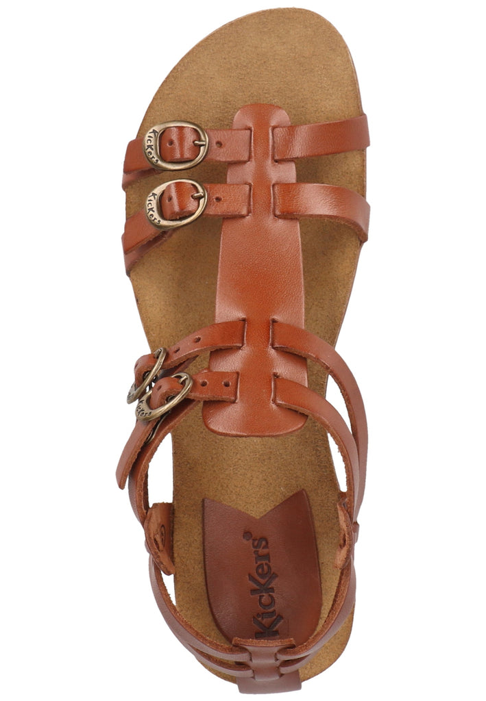 Kickers Sandalen Leder Braun