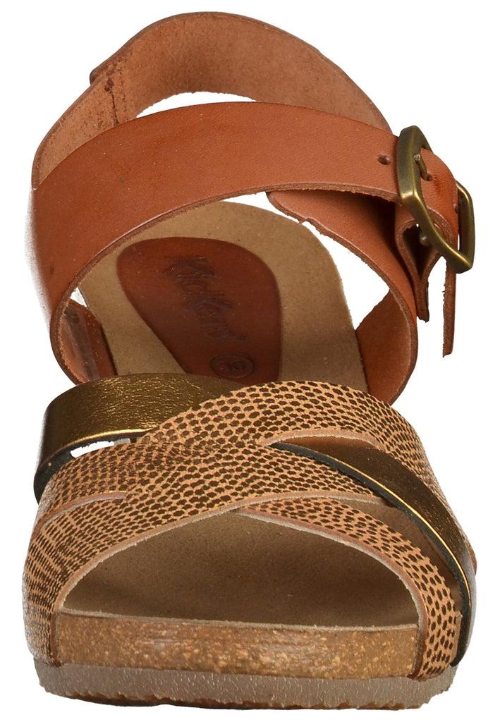 Kickers Sandalen Leder Bronze