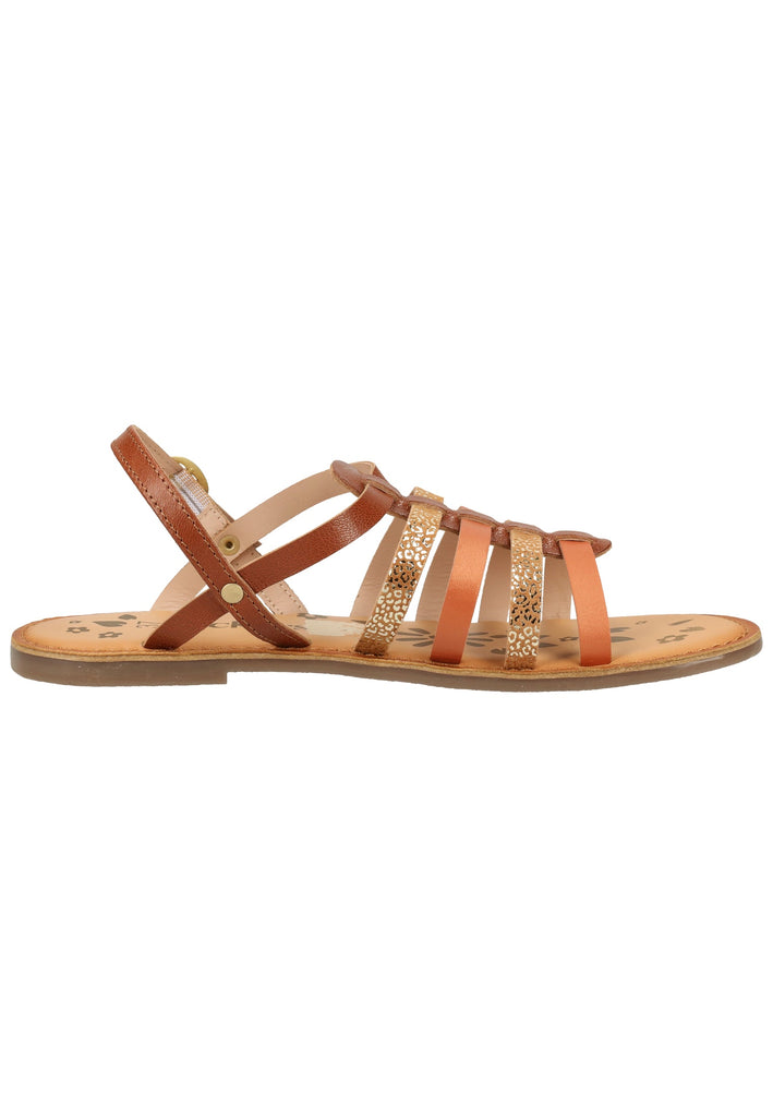 Kickers Sandalen Leder Camel