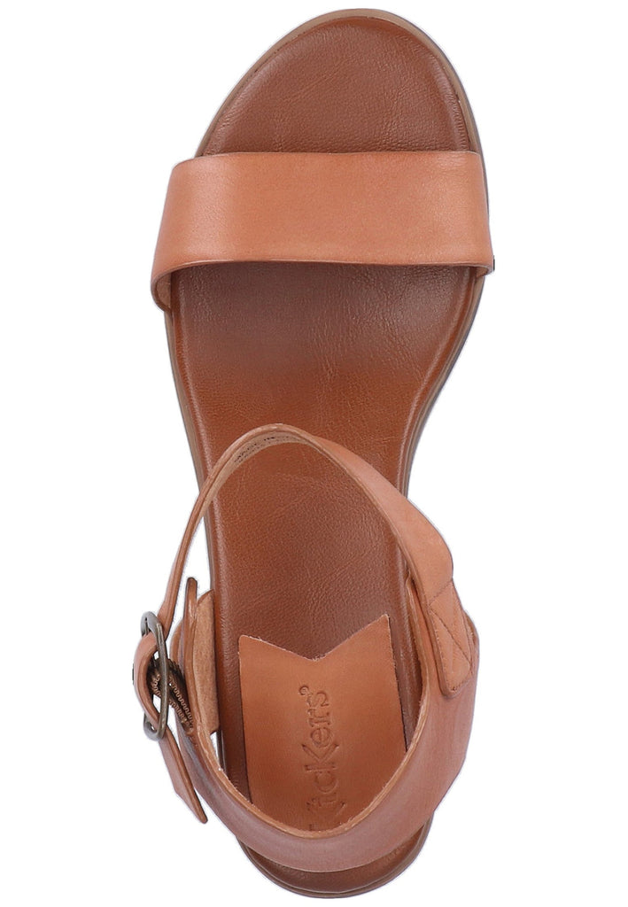 Kickers Sandalen Leder Camel