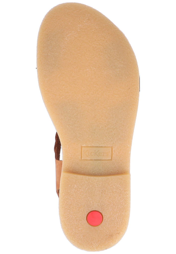 Kickers Sandalen Leder Camel