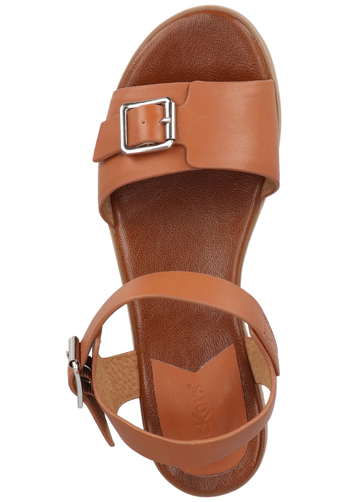 Kickers Sandalen Leder Camel
