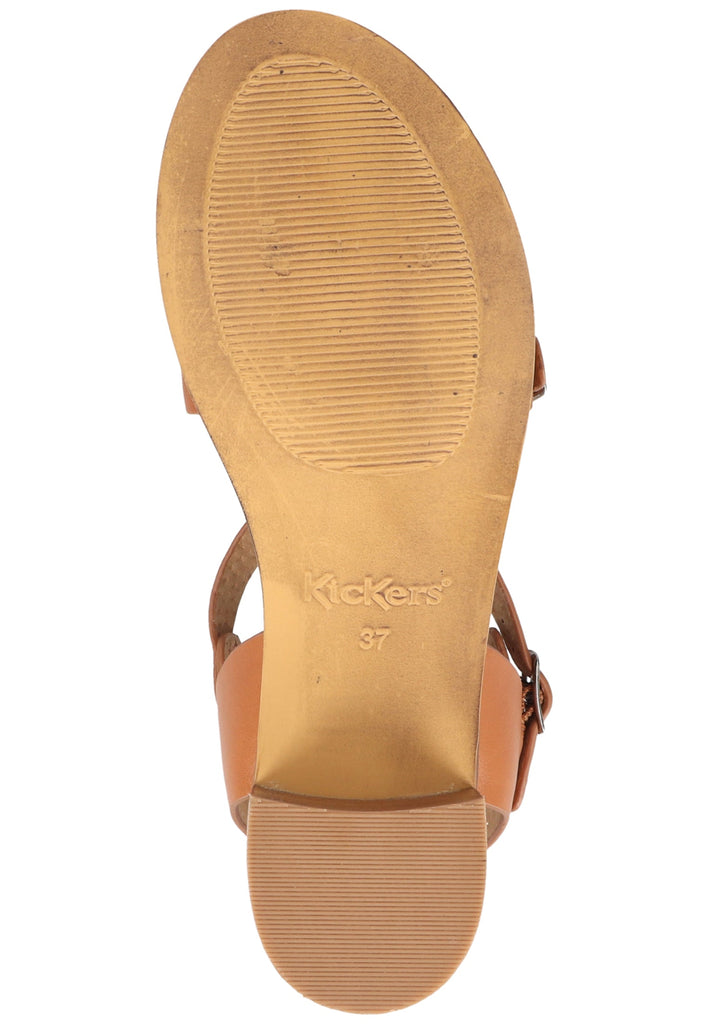 Kickers Sandalen Leder Camel