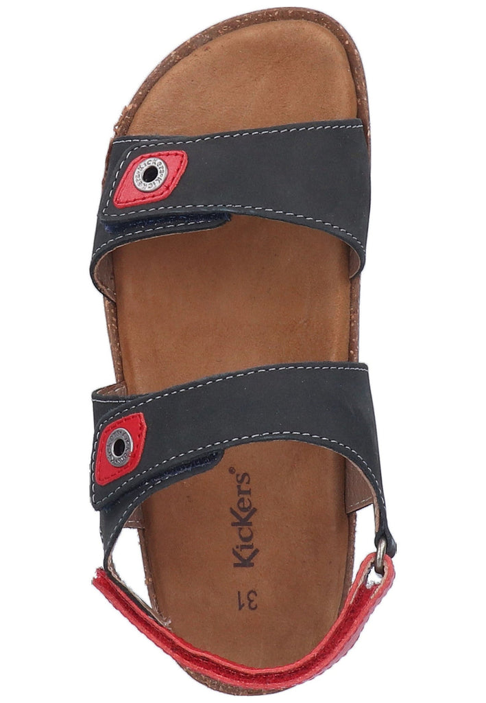 Kickers Sandalen Leder Dunkelblau