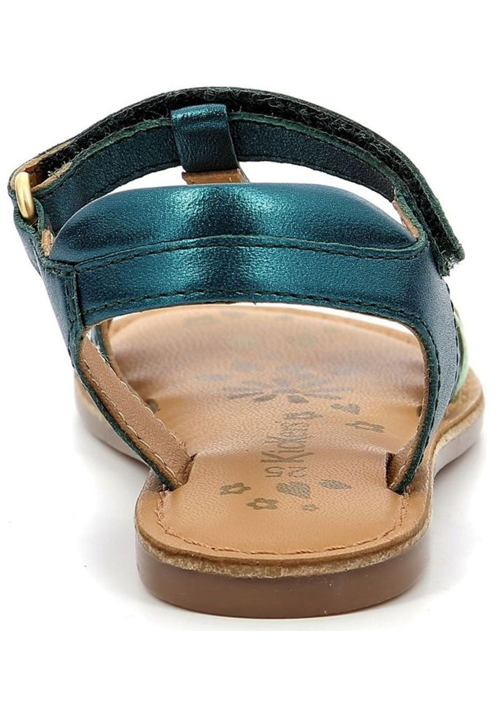 Kickers Sandalen Leder Dunkelgrün