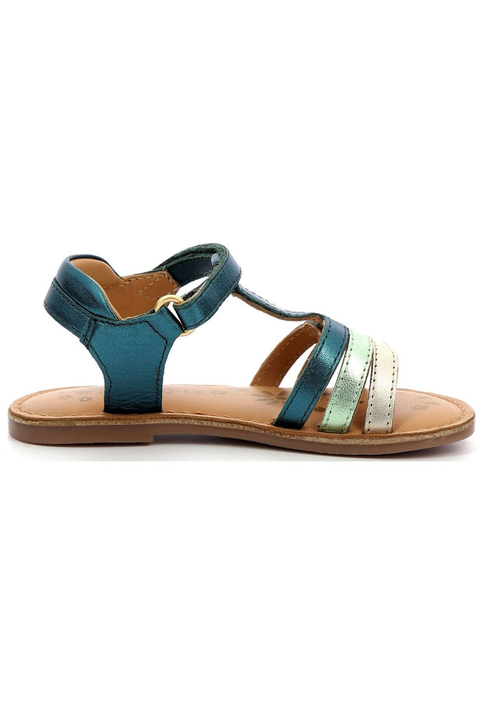 Kickers Sandalen Leder Dunkelgrün